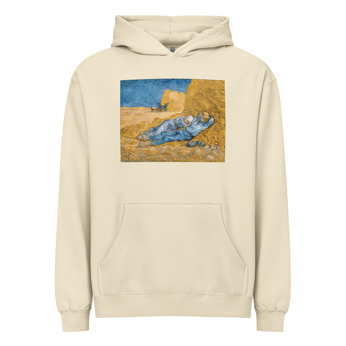 Hoodie Vincent Van Gogh S The Siesta Famous Painting Signature