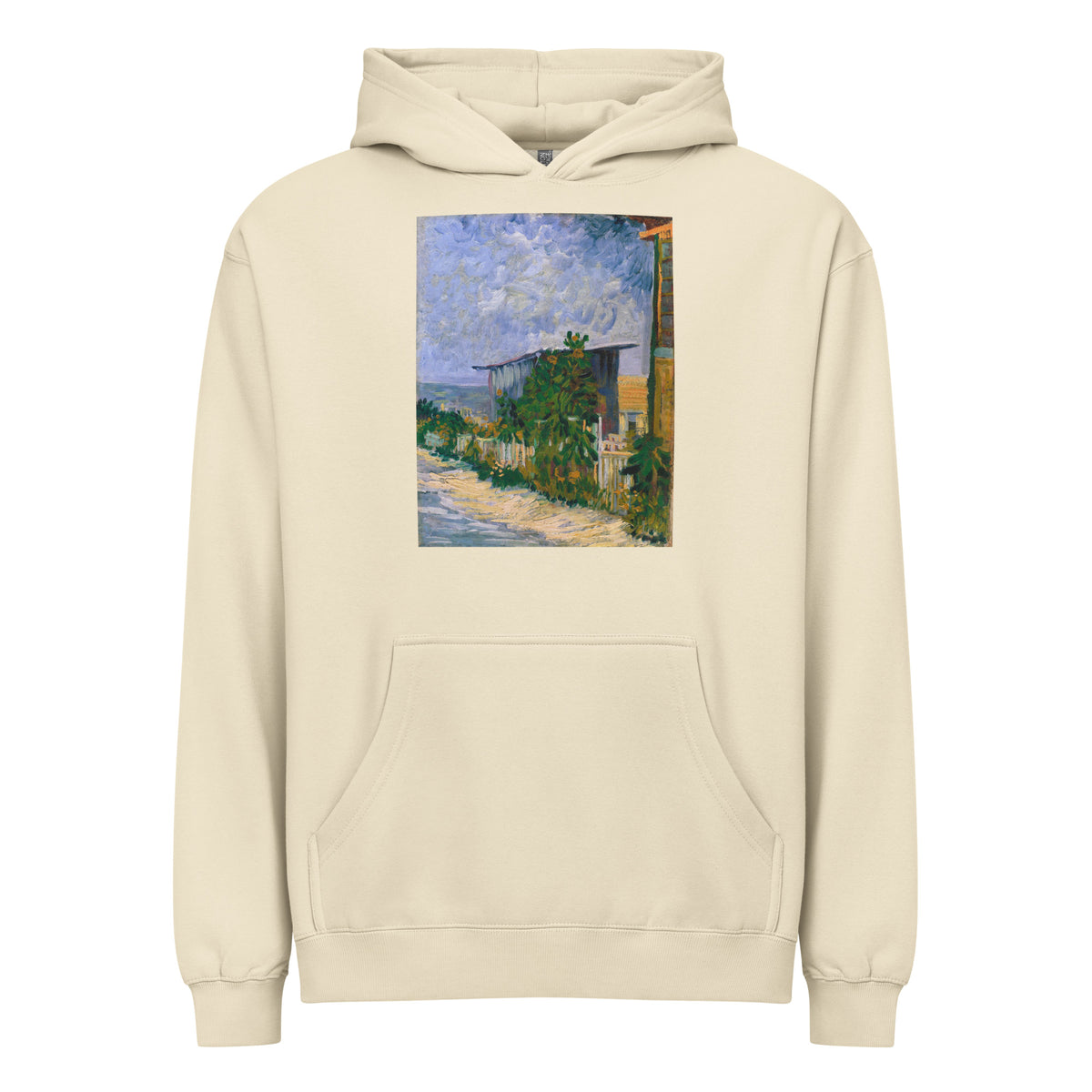 Hoodie Vincent Van Gogh S Shelter On Montmartre Famous Painting Signature