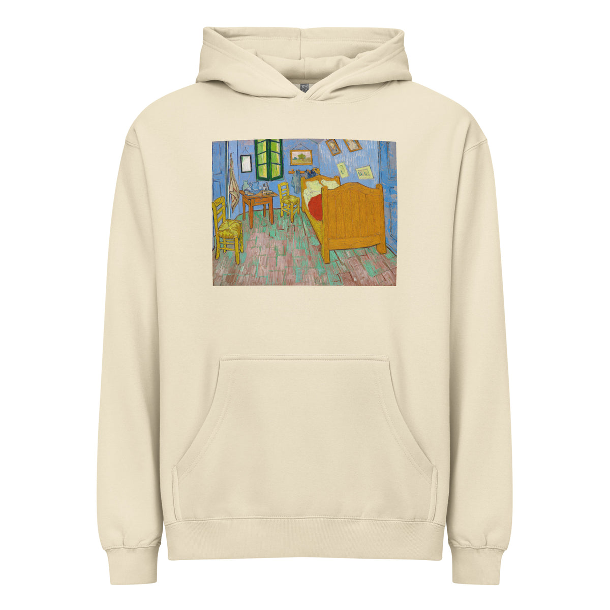 Hoodie Vincent Van Gogh S The Bedroom Famous Painting Signature
