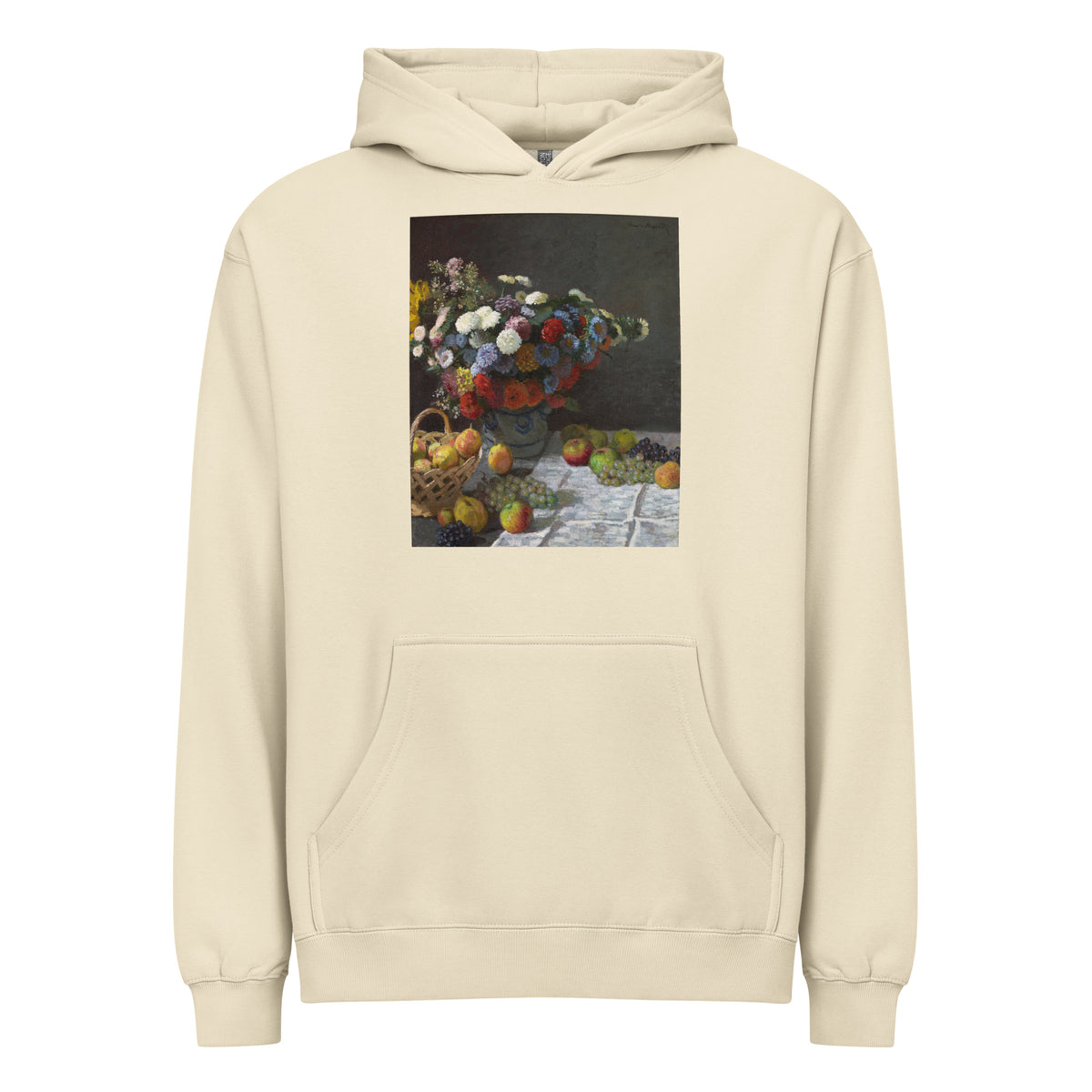 Hoodie Still Life With Flowers And Fruit Signature