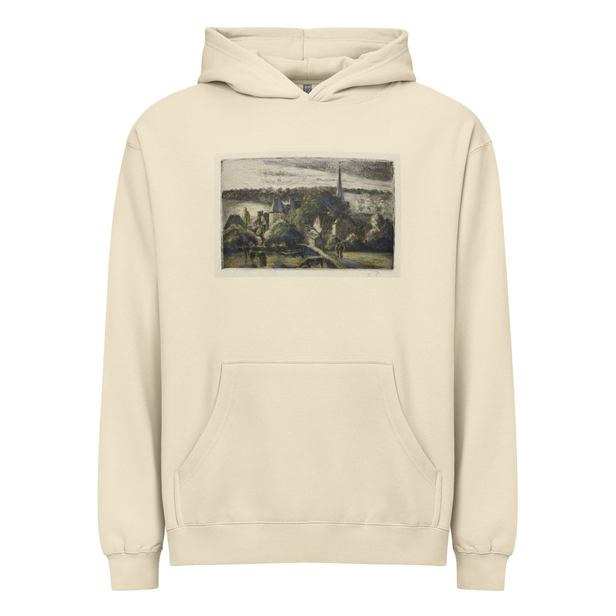 Hoodie Church And Farm At Eragny Signature