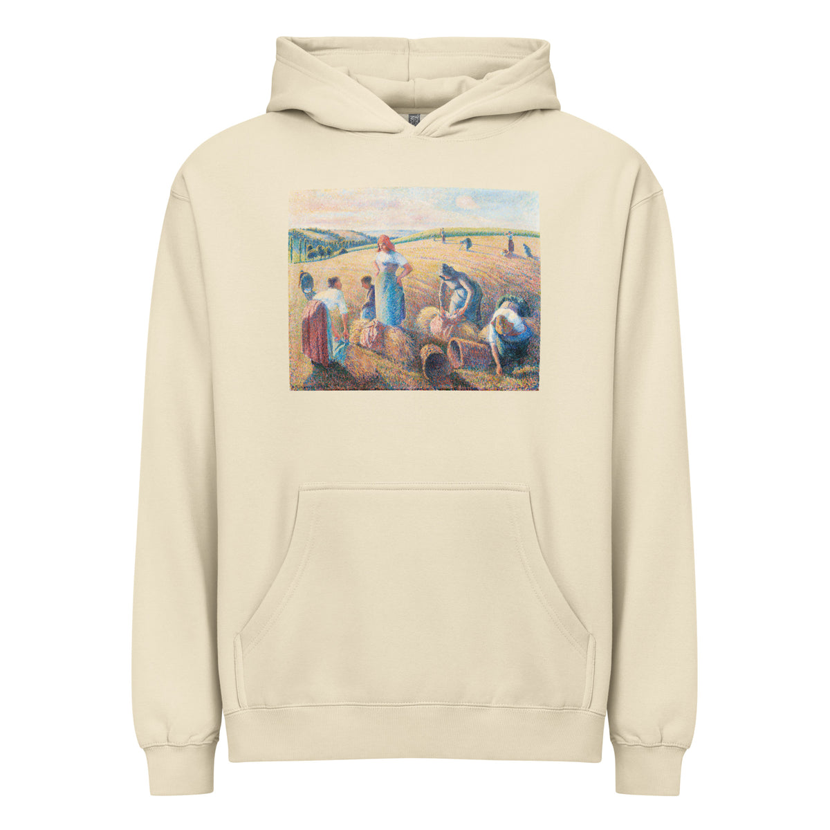 Hoodie The Gleaners Painting In High Resolution Signature