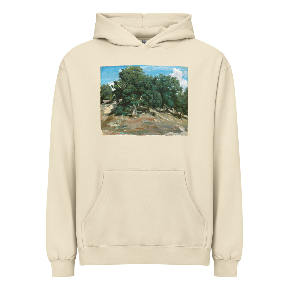 Hoodie Fontainebleau Oak Trees At Bas-Breau 1832 Or 1833 Signature