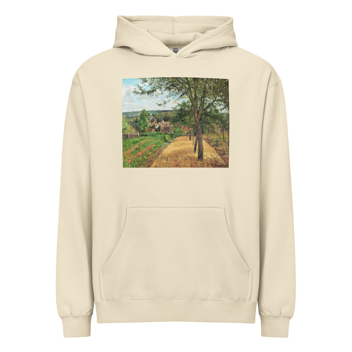 Hoodie Orchards At Louveciennes Painting In High Resolution Signature