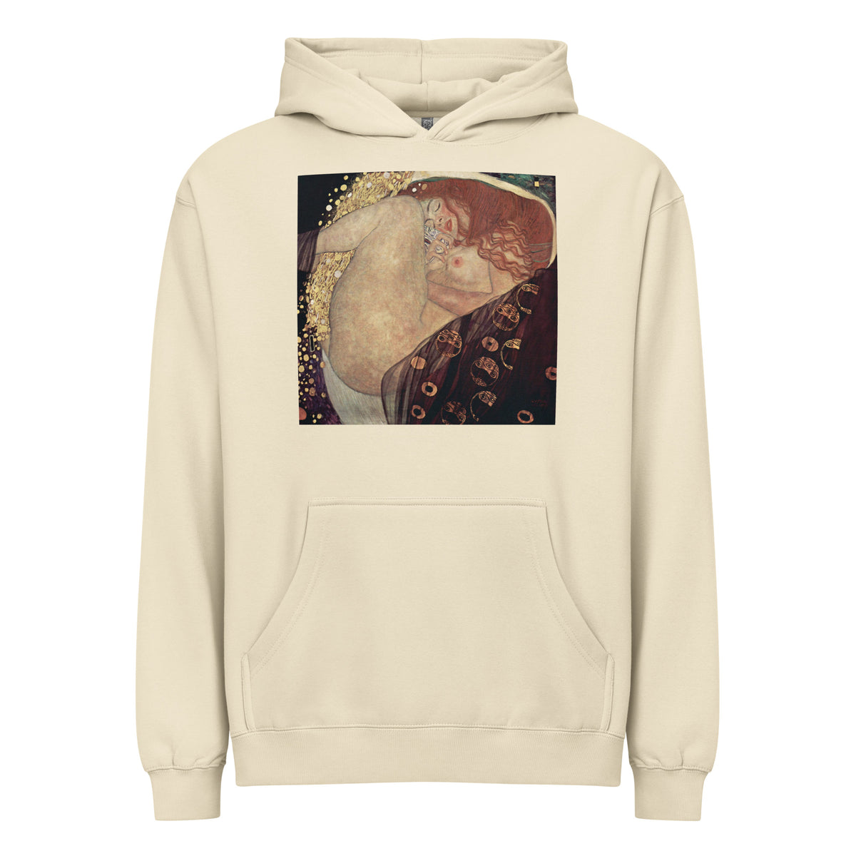 Hoodie Gustav Klimt Danae Famous Painting Signature