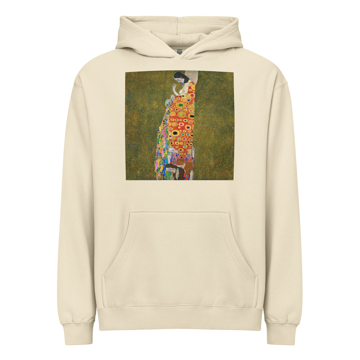 Hoodie Gustav Klimt Hope II Famous Painting Signature