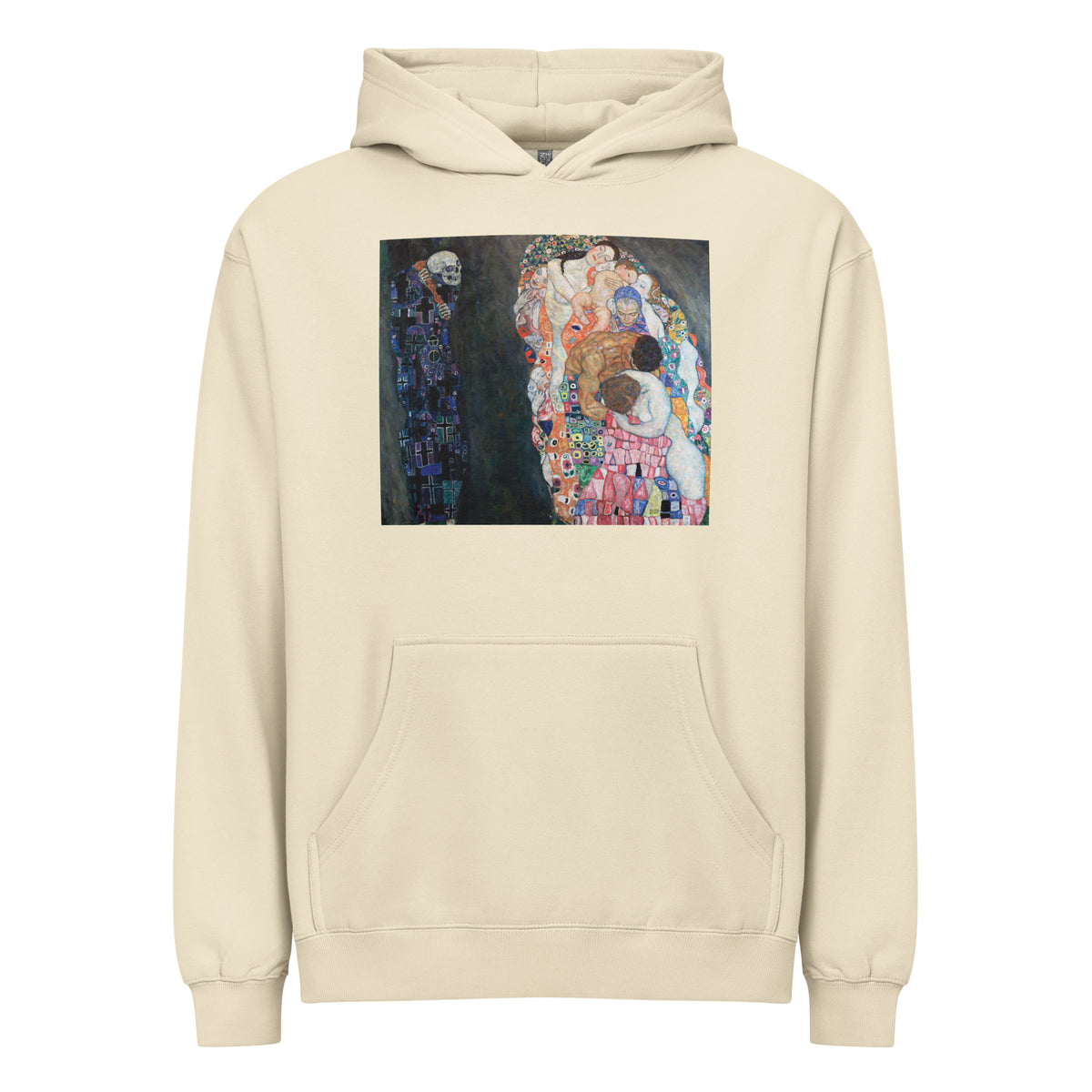 Hoodie Gustav Klimt Death And Life Famous Painting Signature