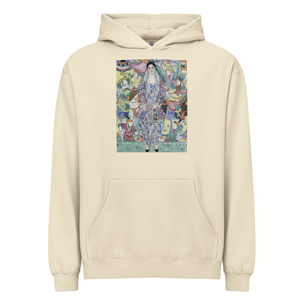 Hoodie Gustav Klimt Portrait Of Friederike Maria Beer Famous Painting Signature
