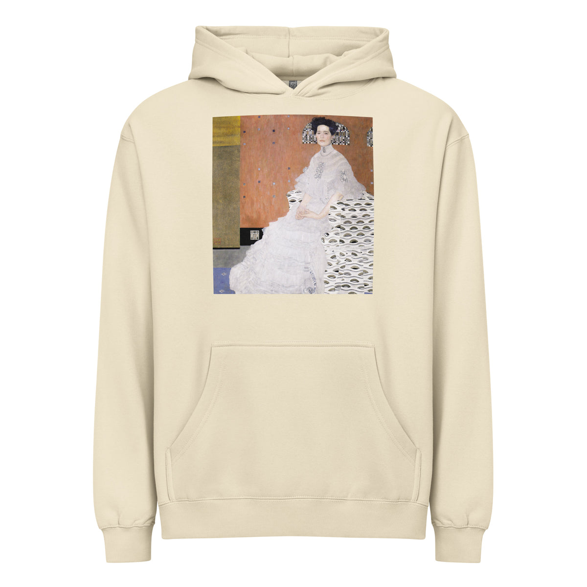 Hoodie Gustav Klimt Bildnis Fritza Riedler Famous Painting Signature