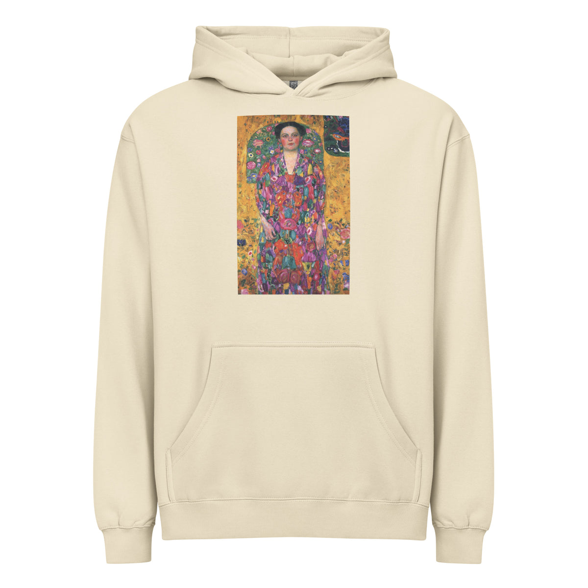 Hoodie Gustav Klimt Portrait Of Eugenia Primavesi Famous Painting Signature
