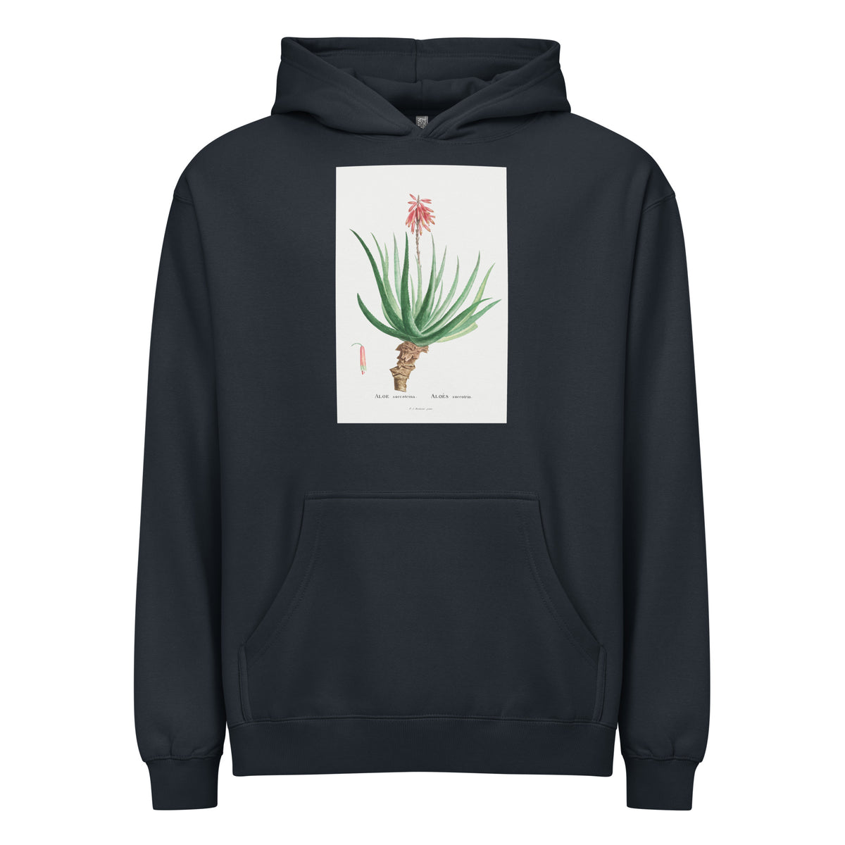 Navy Hoodie Aloe Socotrina Image Signature