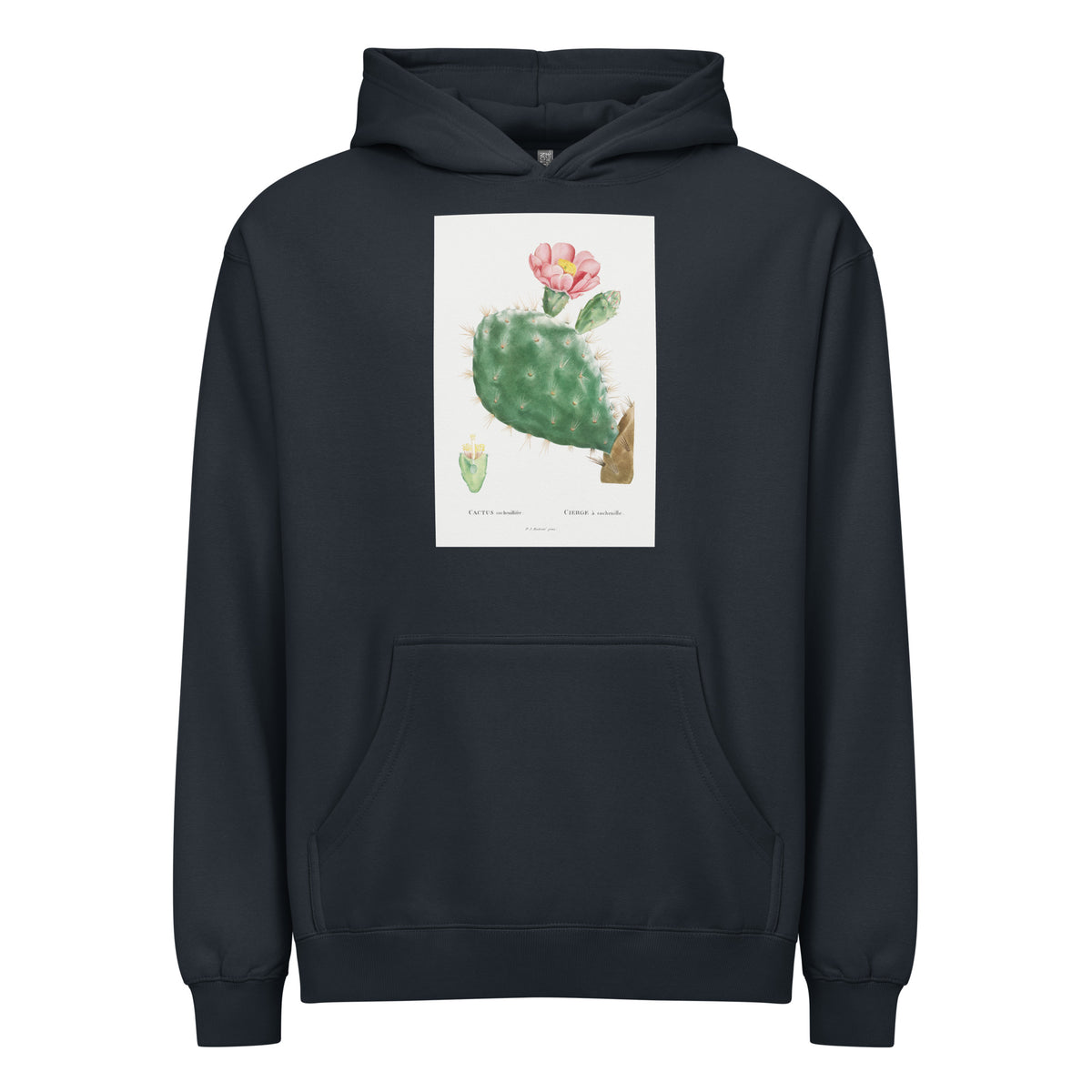 Navy Hoodie Cactus Cochenillifer Image Signature