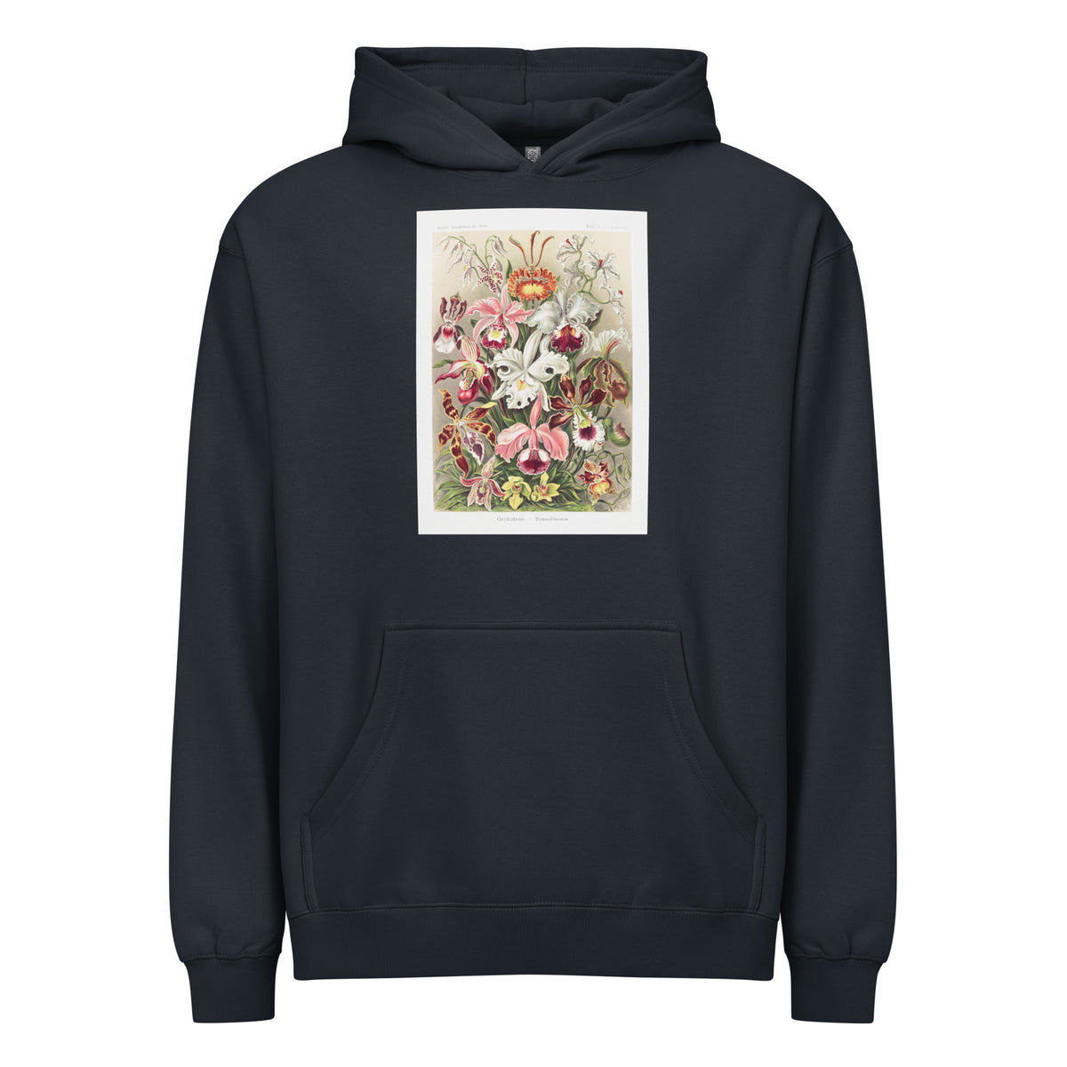 Navy Hoodie Orchideae Denusblumen A Giltsch Gem Signature