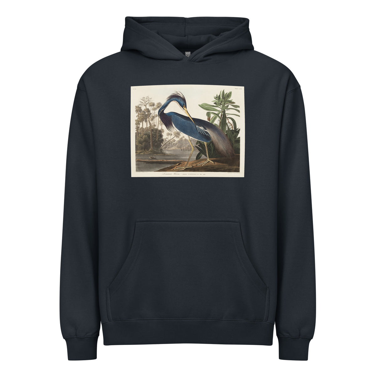 Navy Hoodie Louisiana Heron Signature