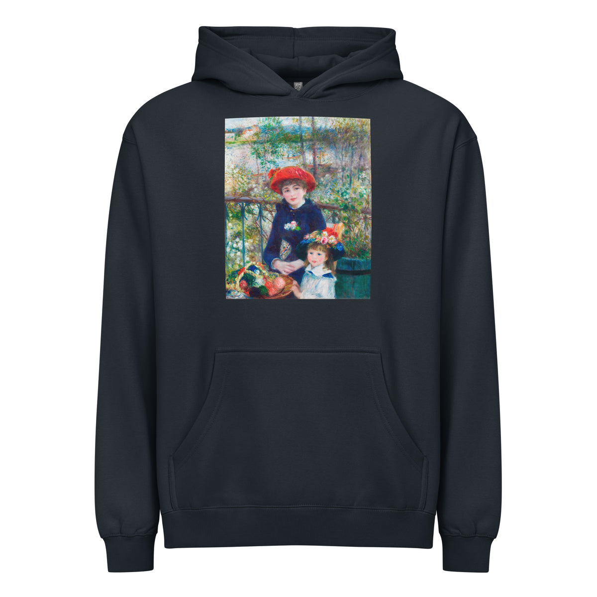 Navy Hoodie Two Sisters On The Terrace Signature
