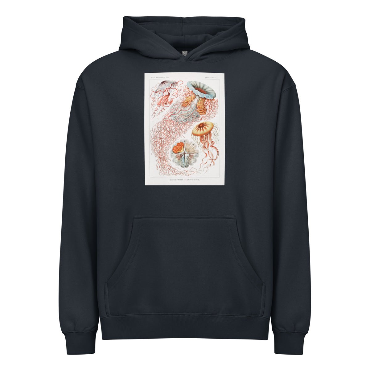 Navy Hoodie Discomedusae Scheibenquallen Signature
