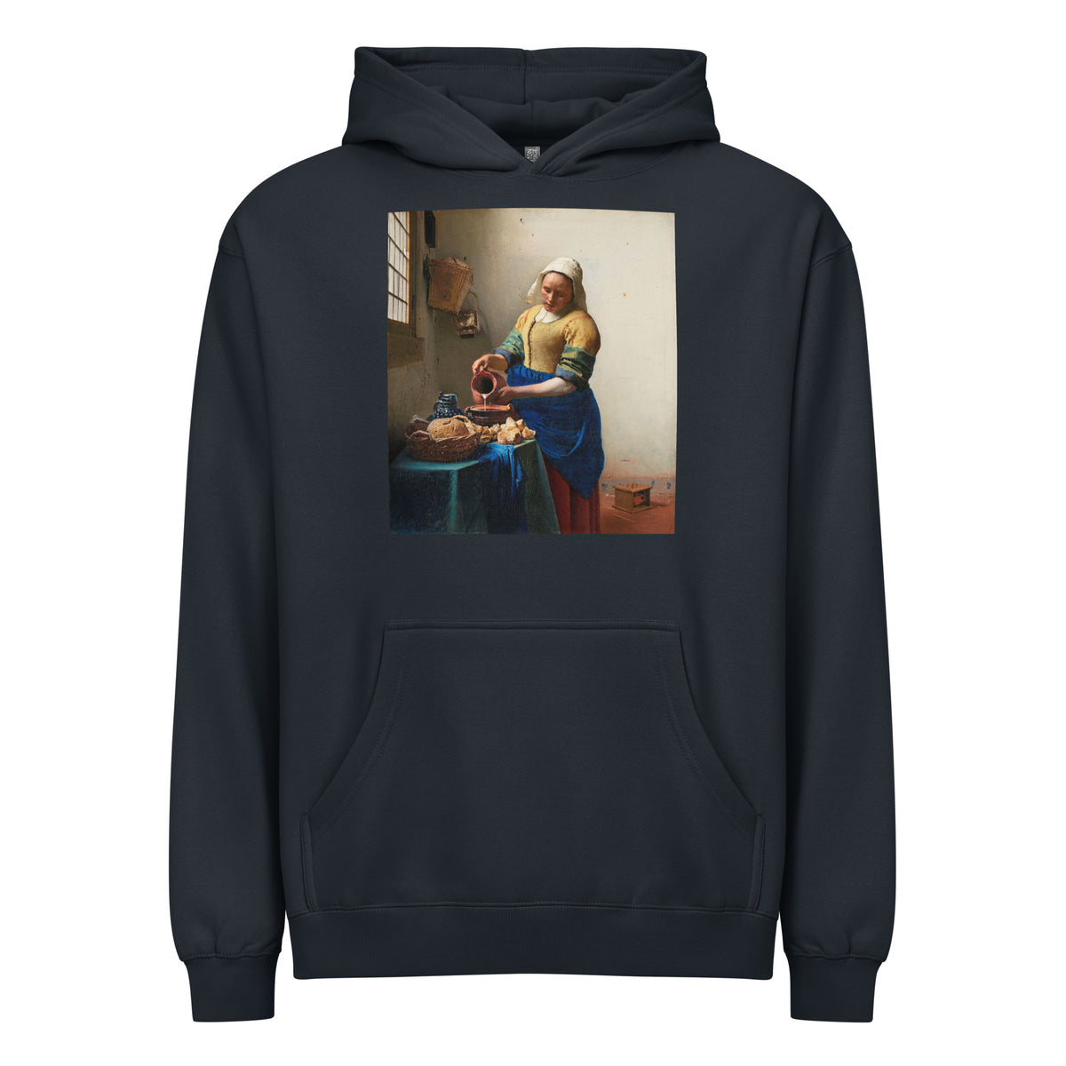 Navy Hoodie The Milkmaid Signature