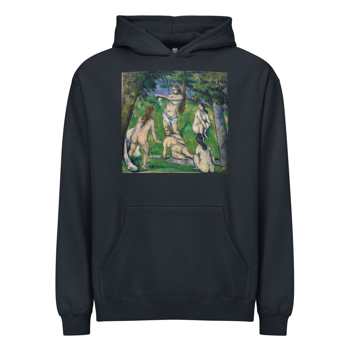 Navy Hoodie Five Bathers Cinq Baigneuses Signature
