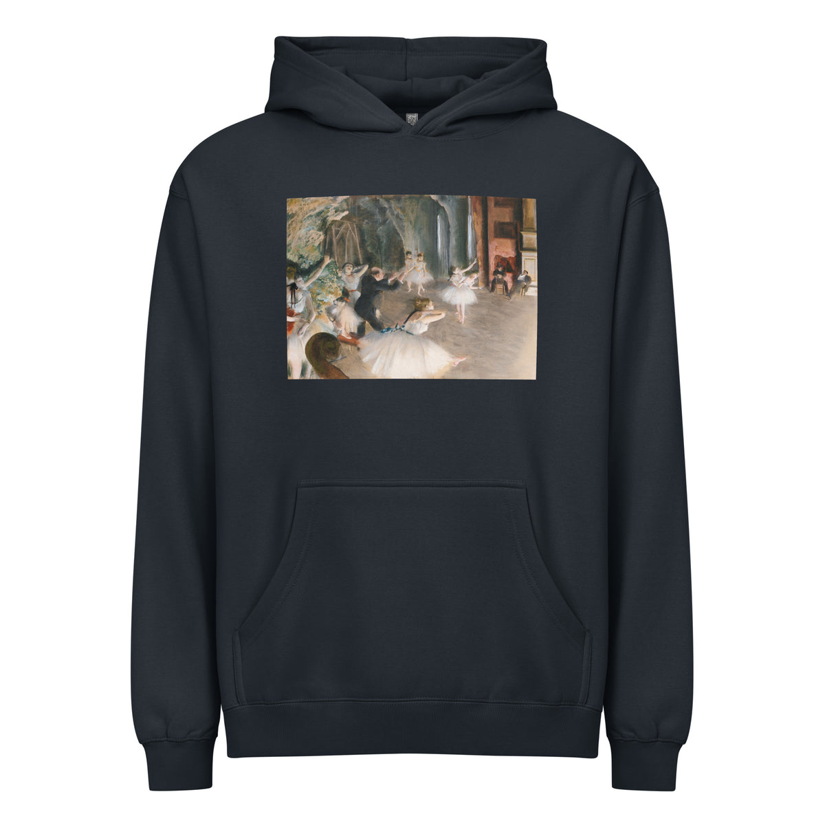 Navy Hoodie The Rehearsal Onstage Painting In High Resolution Signature