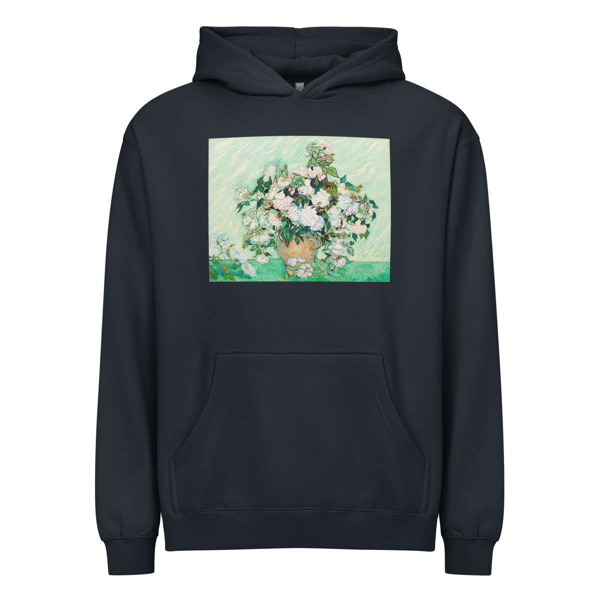 Navy Hoodie Roses Van Gogh Nga Signature
