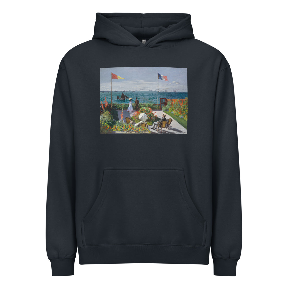 Navy Hoodie Garden At Sainte-Adresse Signature