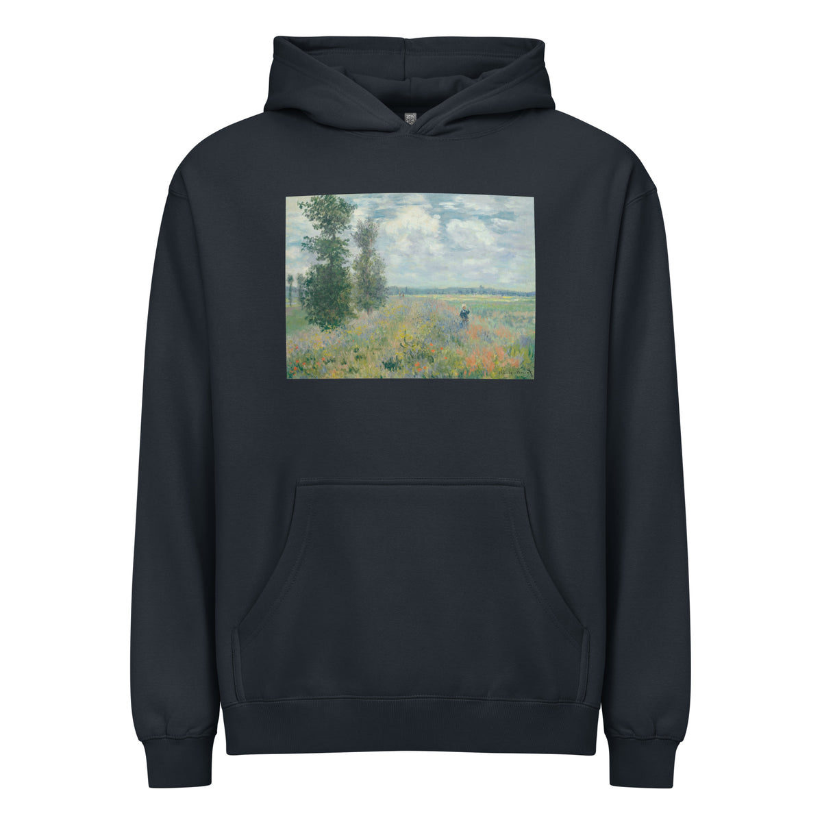 Navy Hoodie Poppy Fields Near Argenteuil Signature