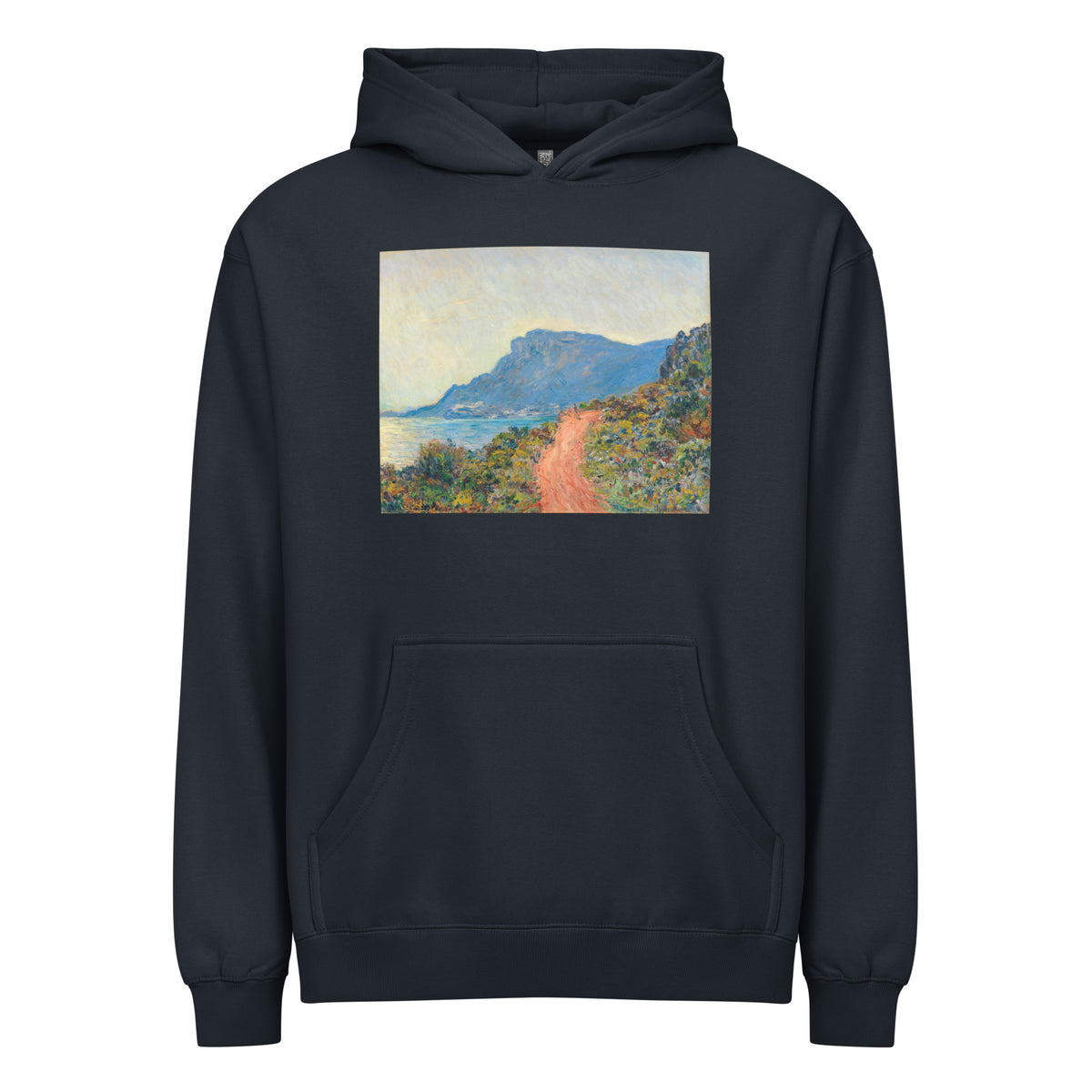 Navy Hoodie La Corniche Near Monaco Signature