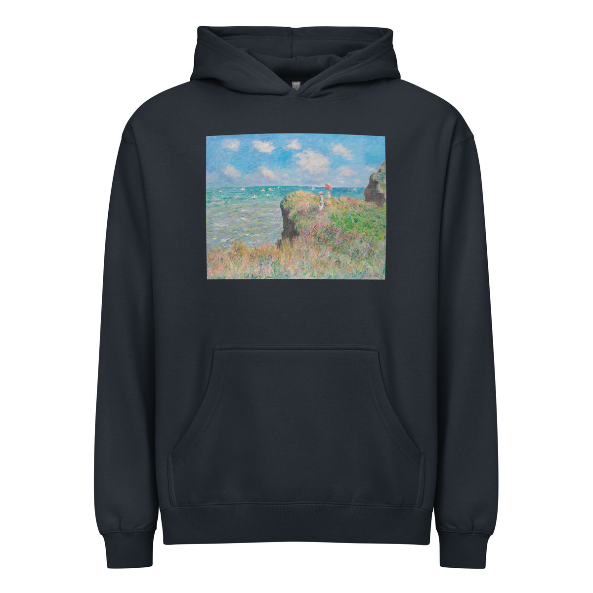 Navy Hoodie Cliff Walk At Pourville Signature
