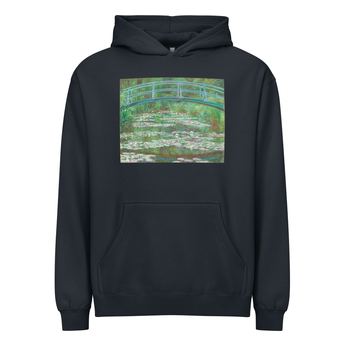 Navy Hoodie The Japanese Footbridge Signature