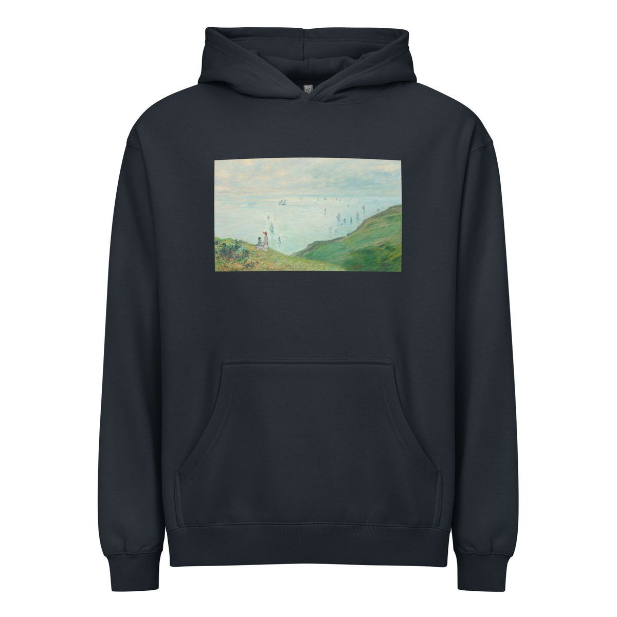 Navy Hoodie Cliffs At Pourville Signature