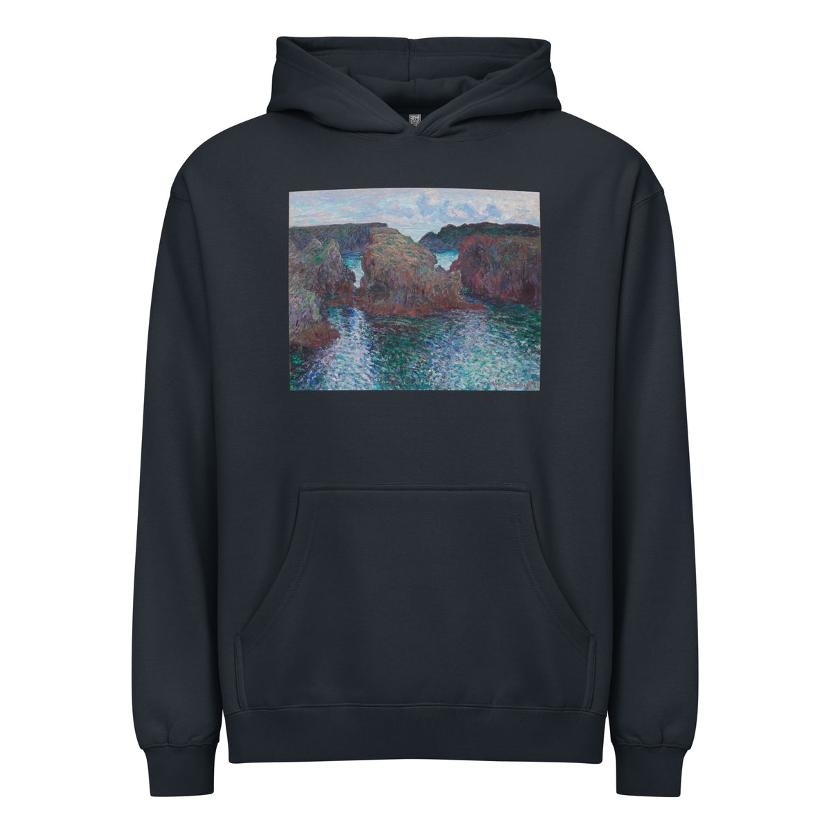 Navy Hoodie Rocks At Port-Goulphar Belle- Icirc Le Signature