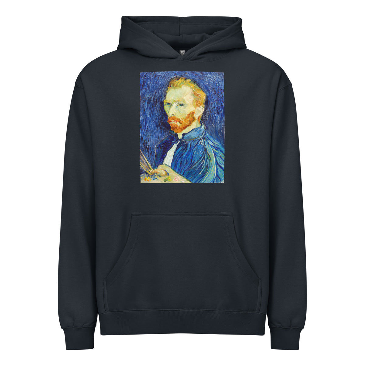 Navy Hoodie Self-Portrait Signature