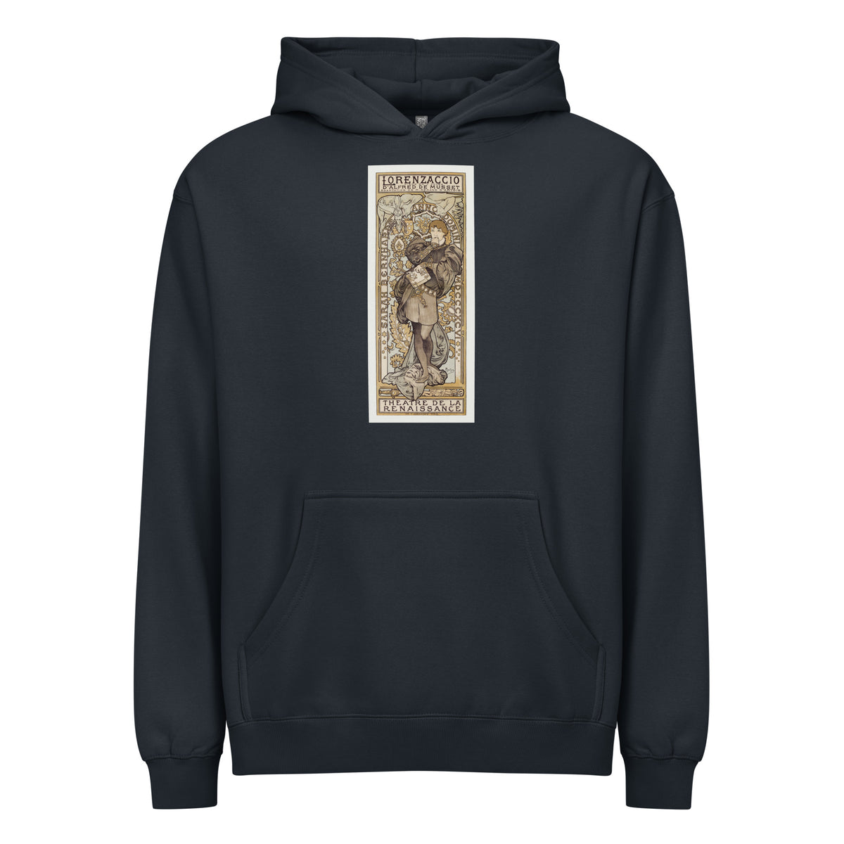 Navy Hoodie Lorenzaccio Piece En V Actes D Alfred De Musset Adaptation De M Armand D Artois Theatre De La Renaissance - Alphonse Maria Mucha 1869 Signature