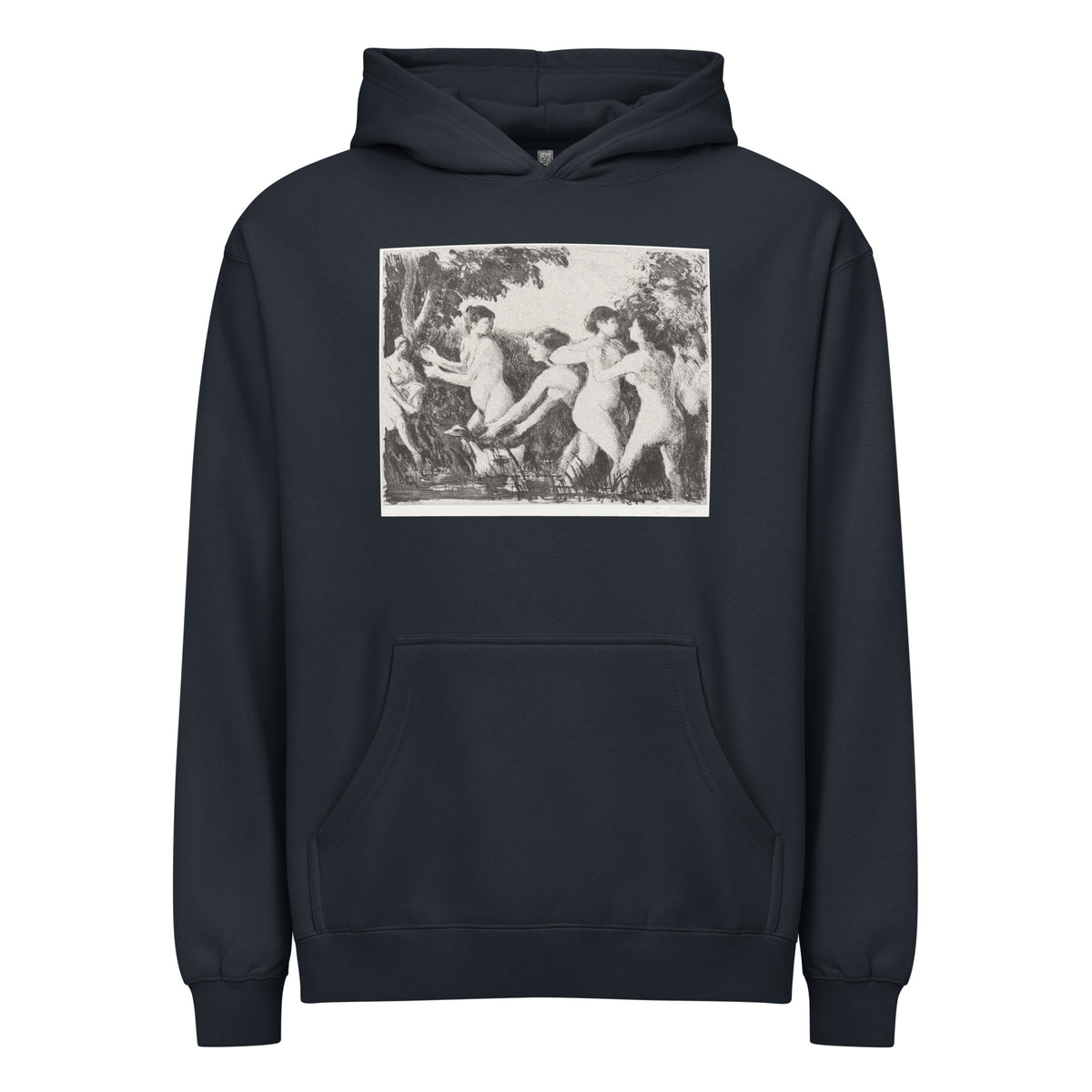 Navy Hoodie Bathers Wrestling Signature