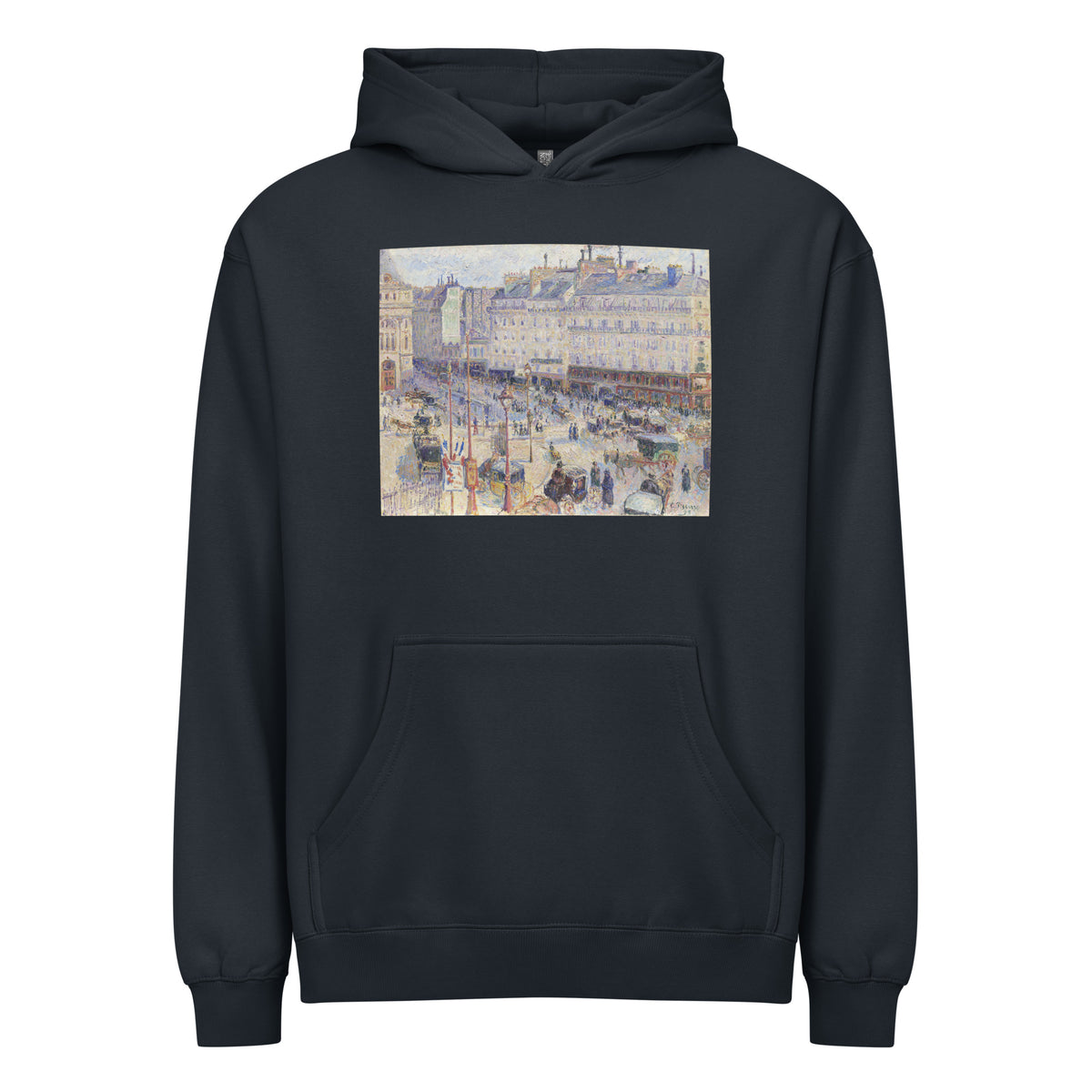 Navy Hoodie The Place Du Havre Paris Signature