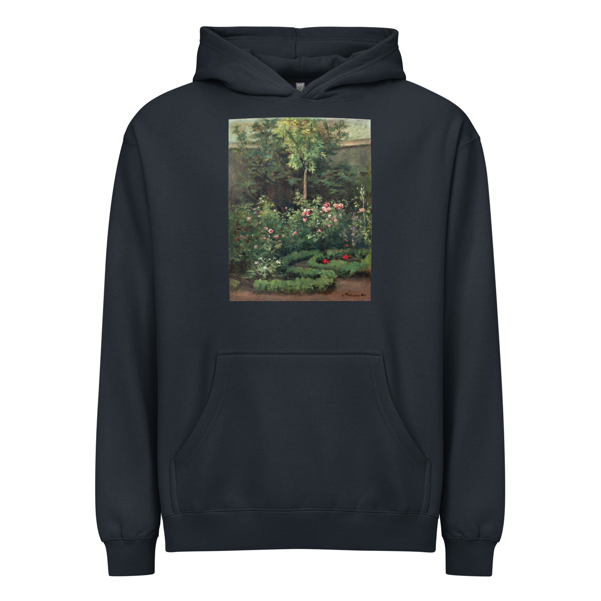 Navy Hoodie A Rose Garden Signature