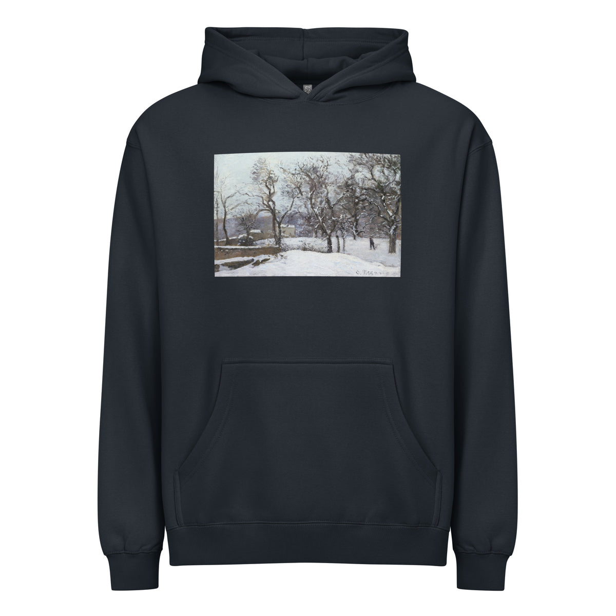 Navy Hoodie Snow At Louveciennes Signature