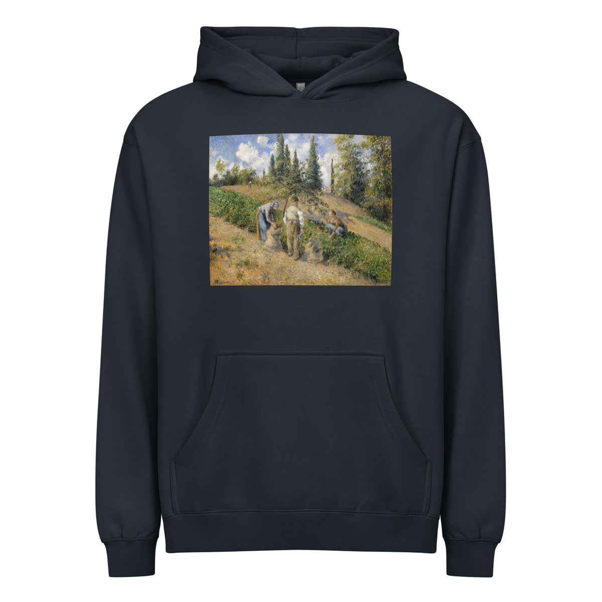 Navy Hoodie The Harvest Pontoise Signature