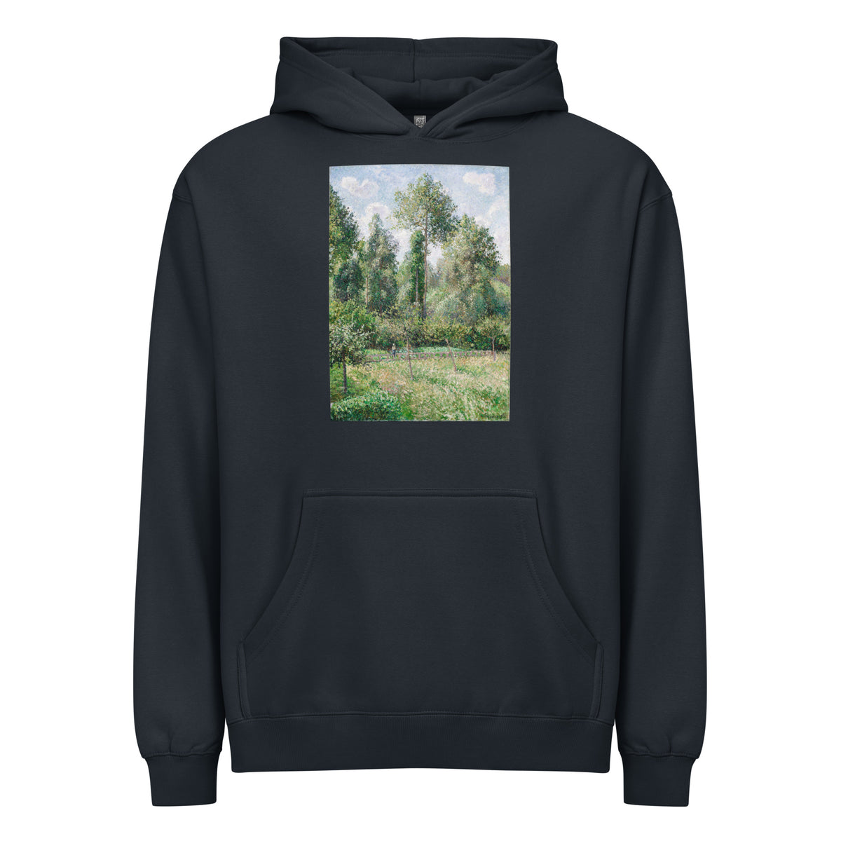 Navy Hoodie Poplars Eragny Signature