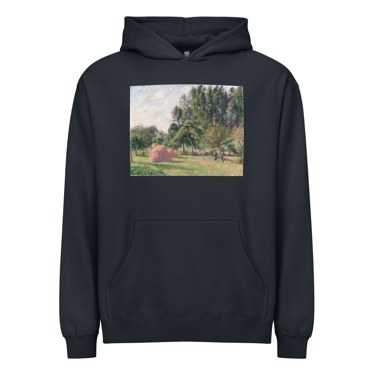 Navy Hoodie Haystacks Morning Eragny Signature