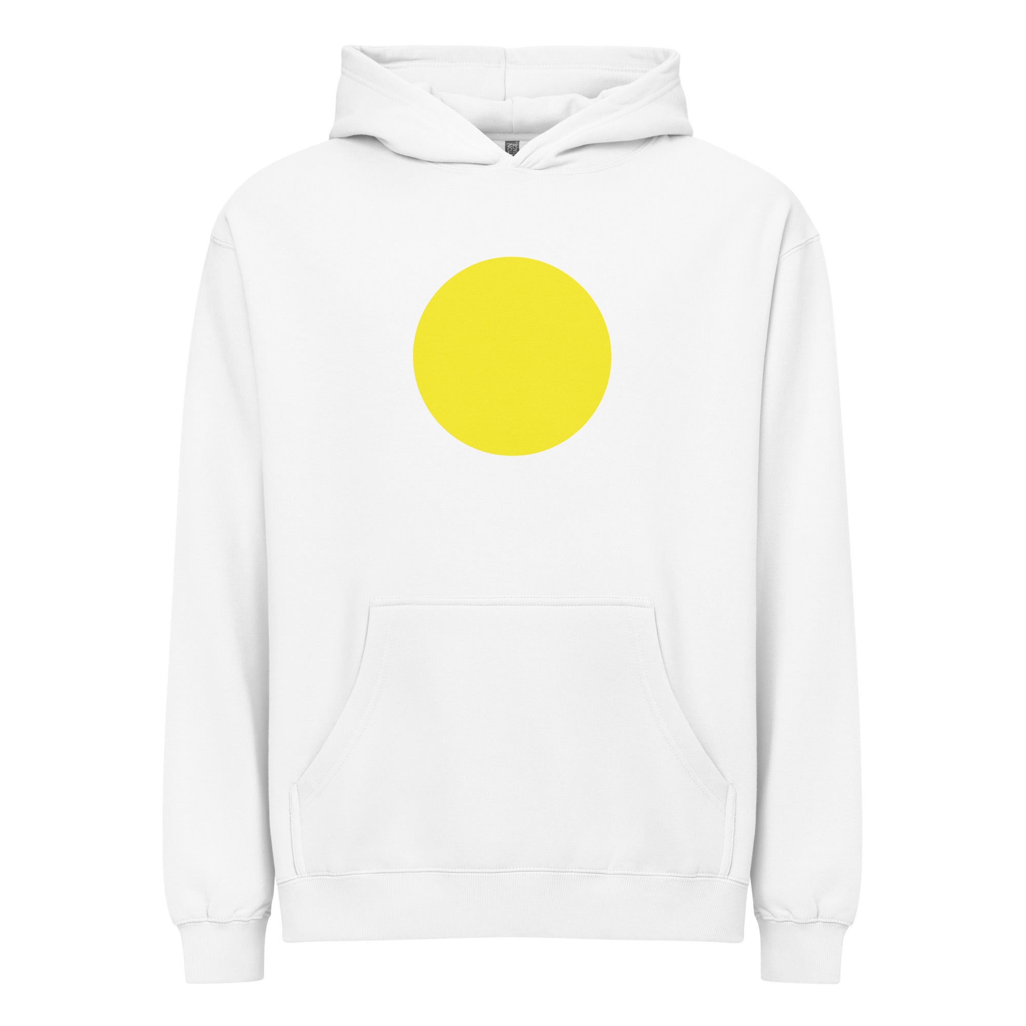 White Hoodie Delete Design Signature