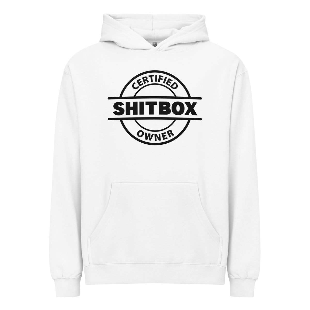 White Hoodie Shitbox Signature