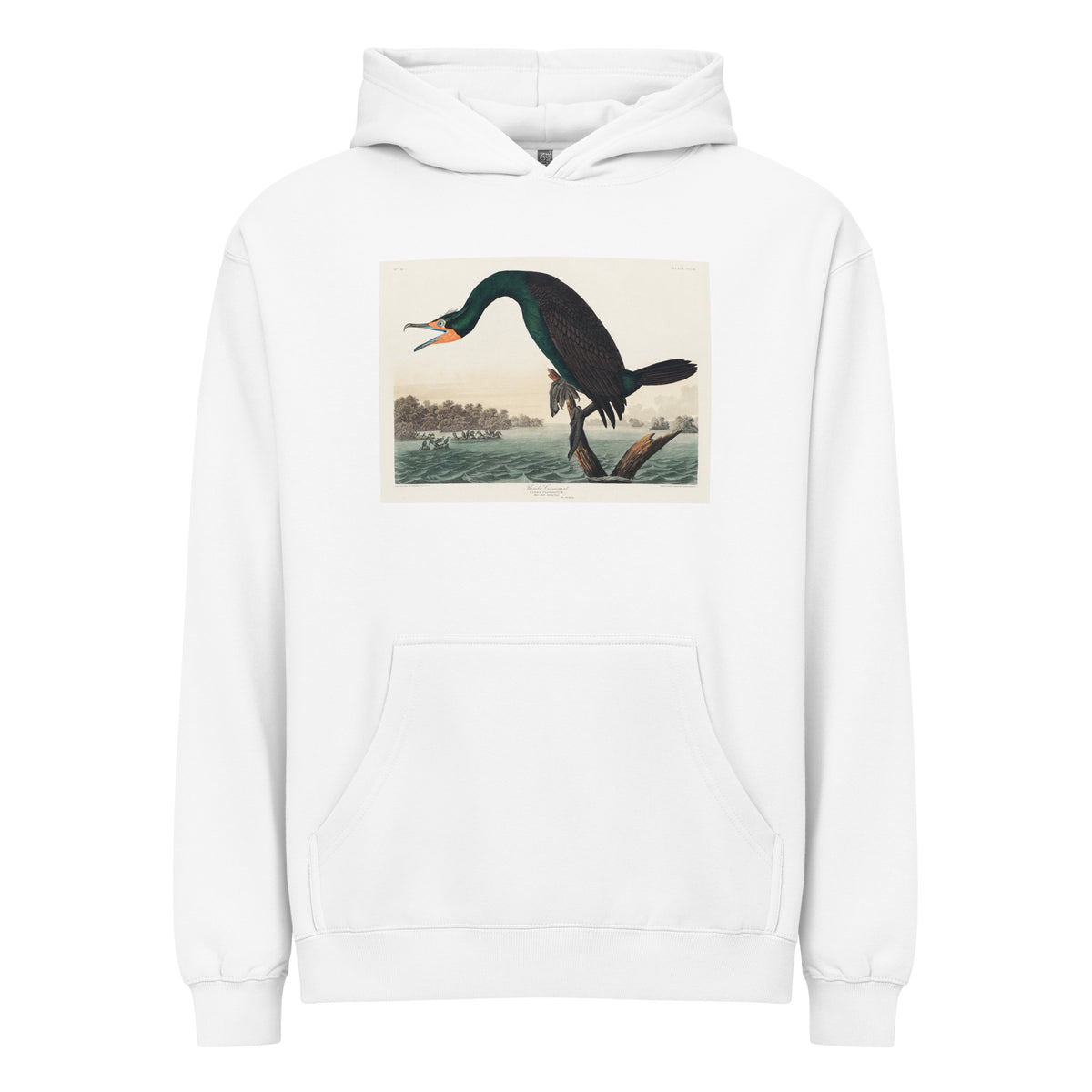 White Hoodie Florida Cormorant Signature