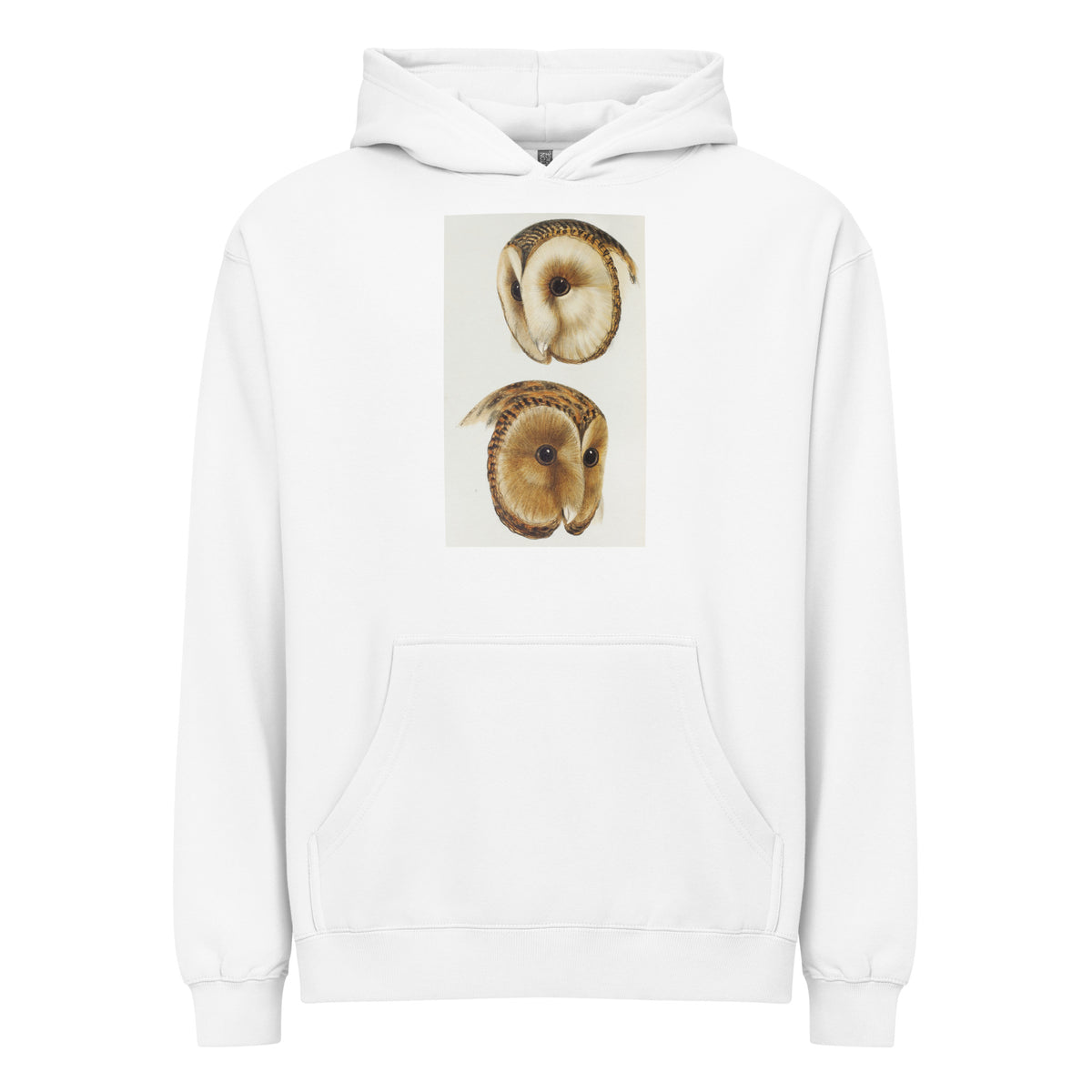 White Hoodie 1 Masked Barn Owl Strix Personata 2 Tasmanian Masked Owl Strix Castanops Illustrated Signature