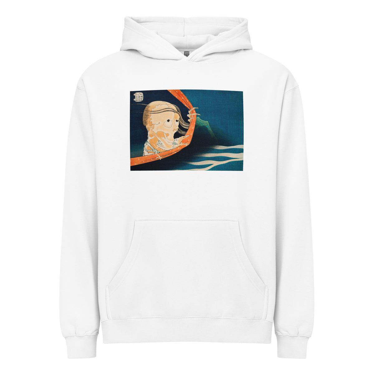 White Hoodie Kohala Koheiji - Katsushika Hokusai 1760 Signature