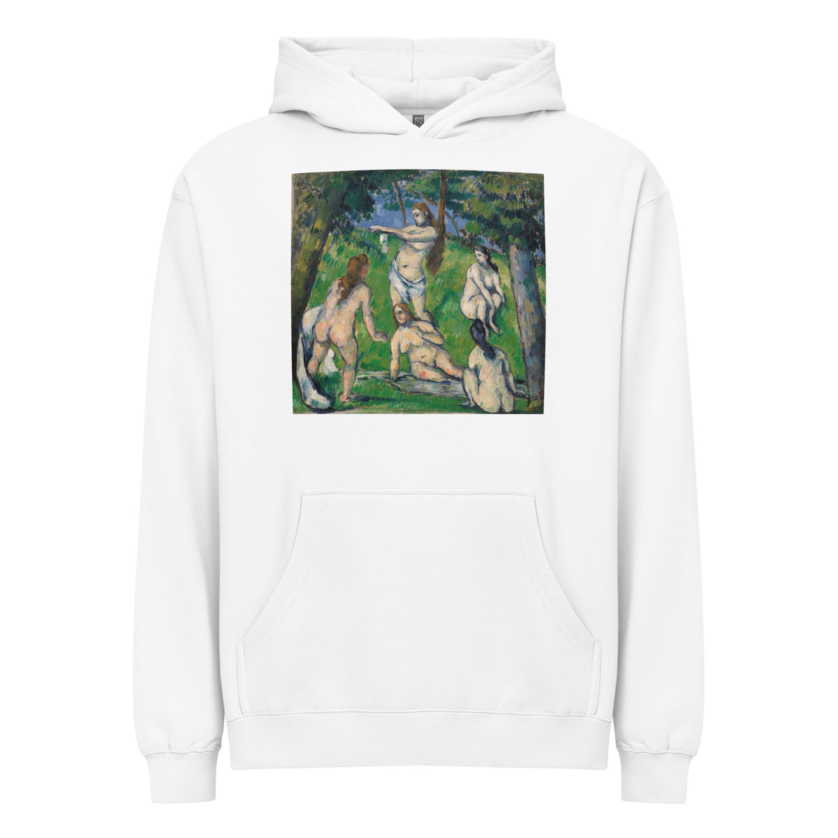 White Hoodie Five Bathers Cinq Baigneuses Signature