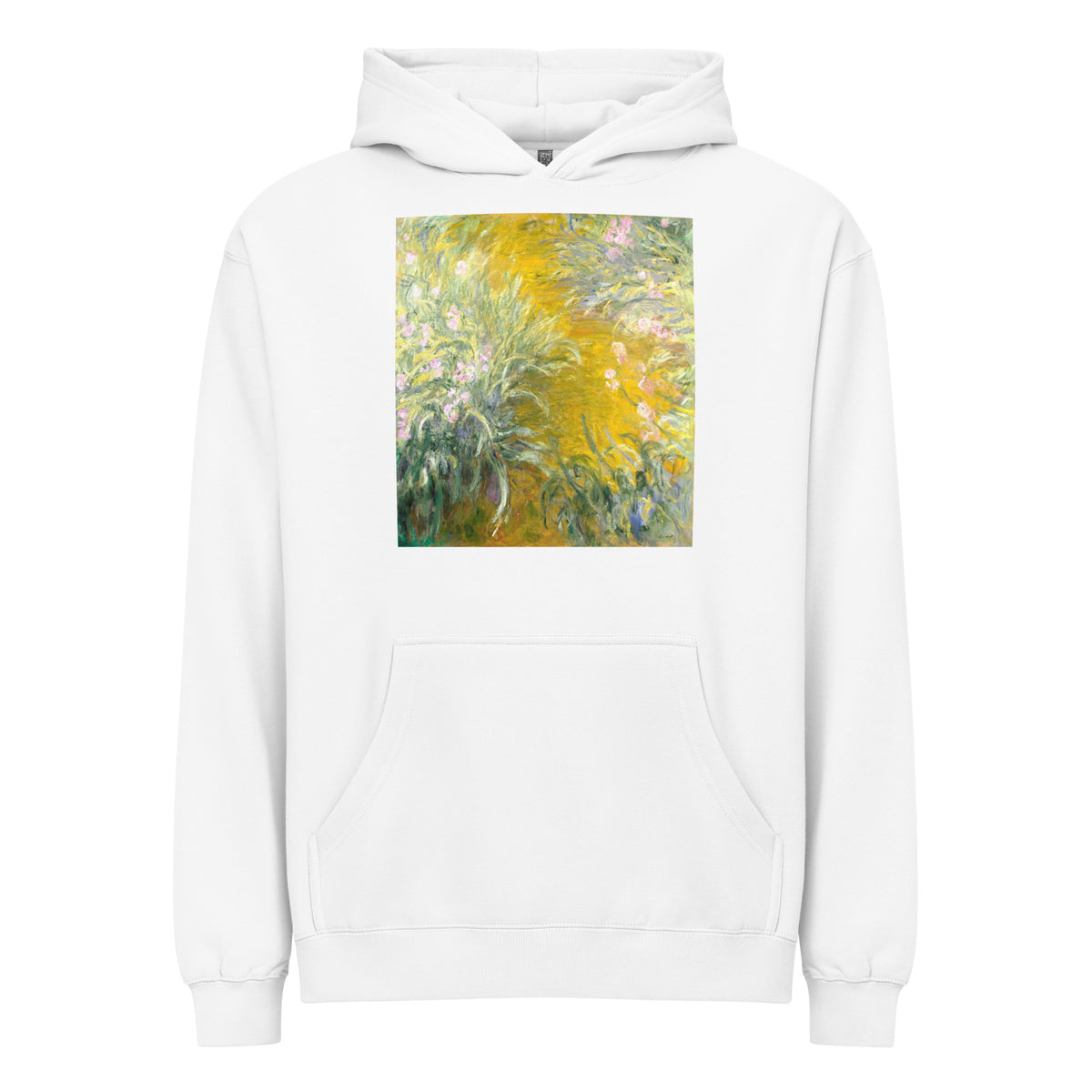 White Hoodie The Path Through The Irises Signature