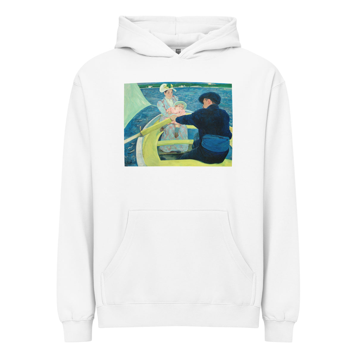 White Hoodie The Boating Party Signature