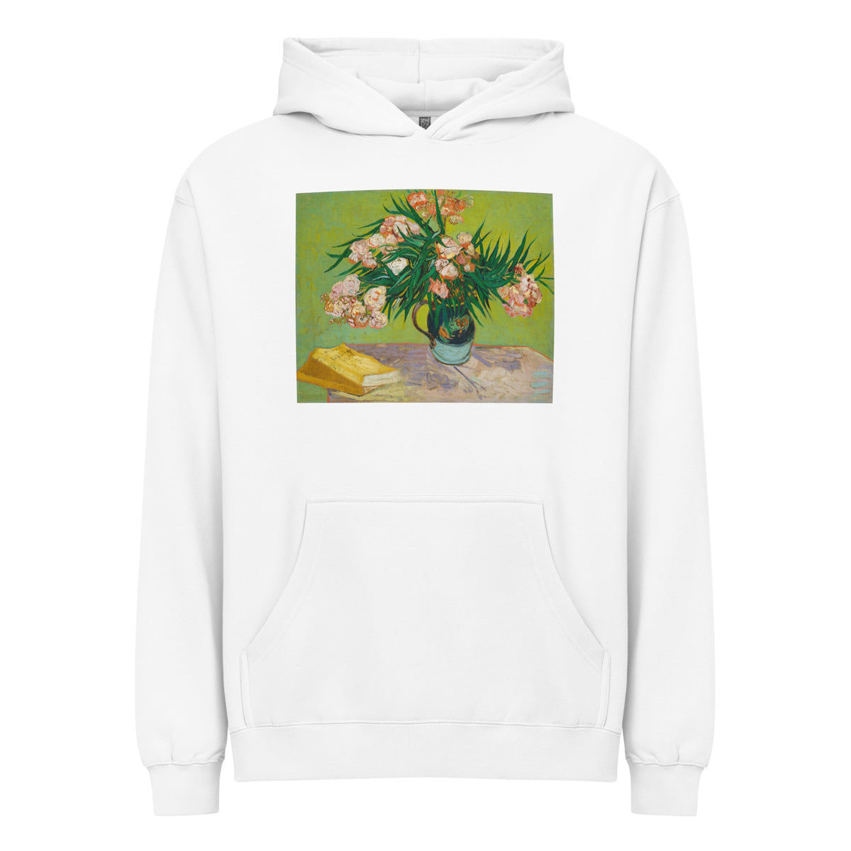 White Hoodie Oleanders Signature
