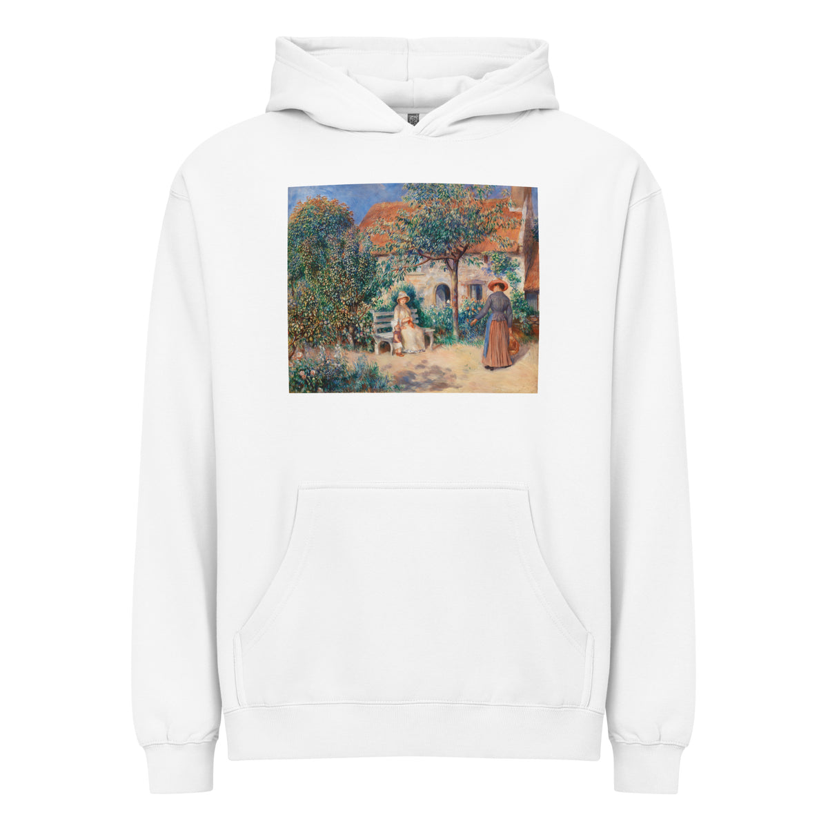 White Hoodie In Brittany En Bretagne Signature